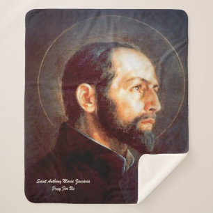 Saint Anthony Maria Zaccaria Sherpa Blanket