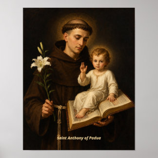 Saint Anthony of Padua Art Print