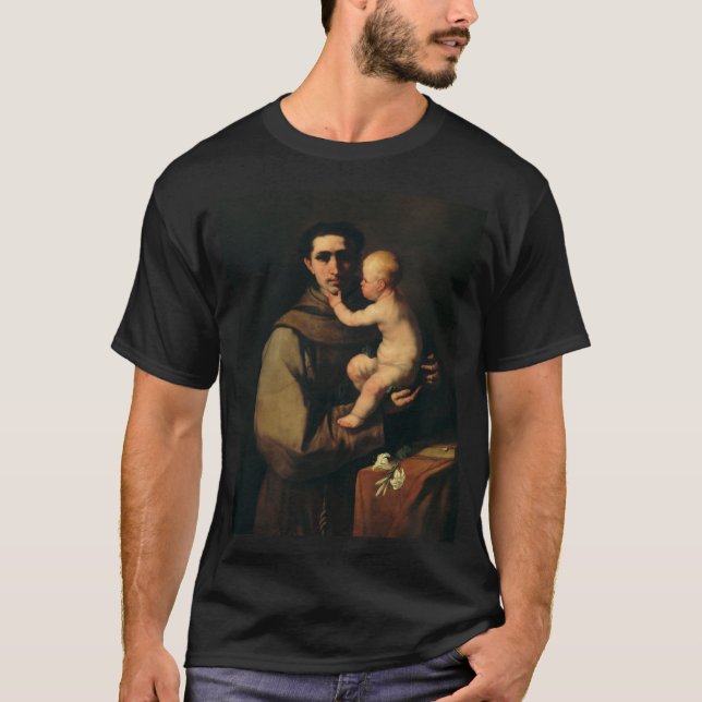 Saint Anthony of Padua by Luca Giordano T-Shirt (Front)