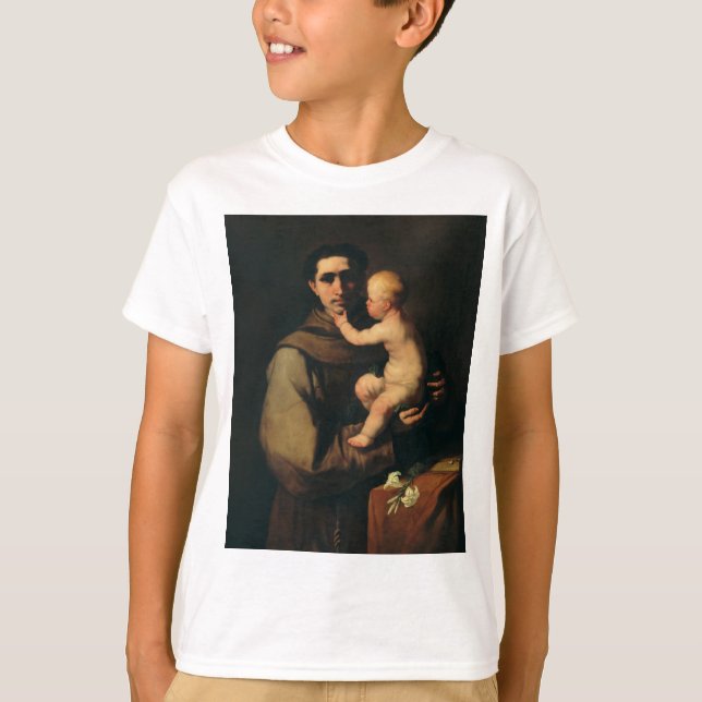Saint Anthony of Padua by Luca Giordano T-Shirt (Front)