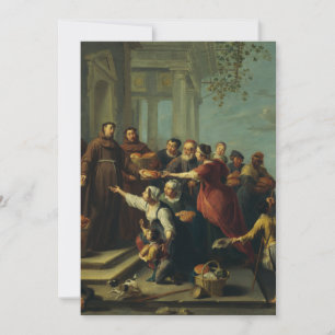 Saint Anthony of Padua by Willem van Herp Holiday Card