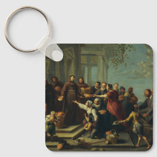 Saint Anthony of Padua by Willem van Herp Key Ring