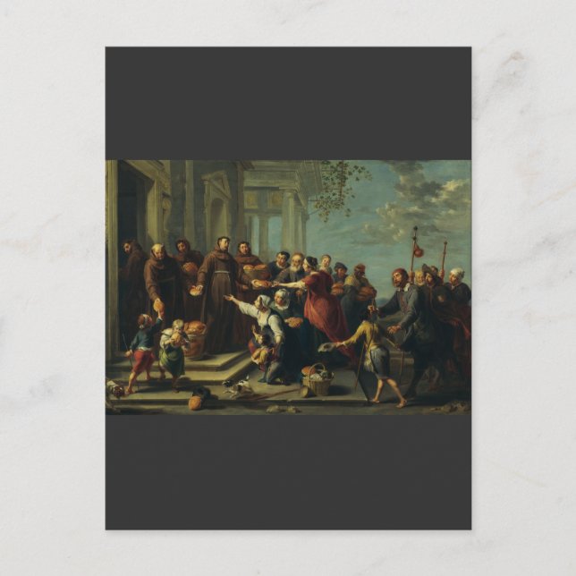 Saint Anthony of Padua by Willem van Herp Postcard (Front)