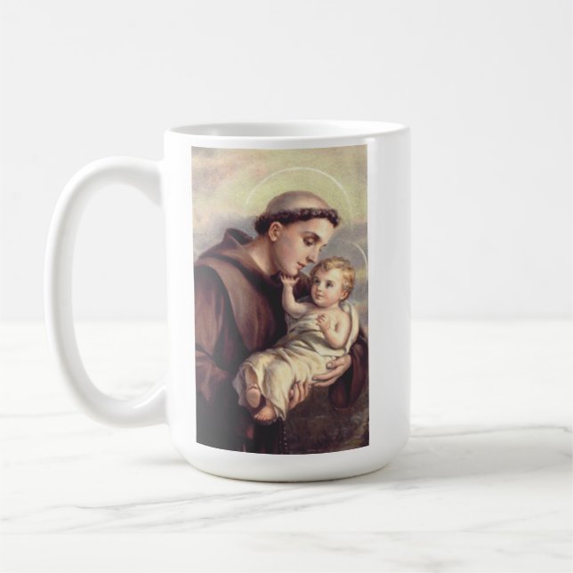 Saint Anthony of Padua Coffee Mug (Left)