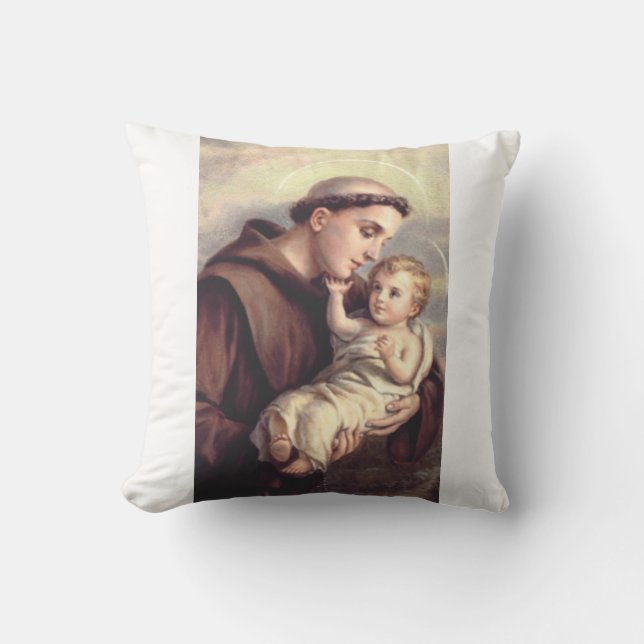 Saint Anthony of Padua Cushion (Front)
