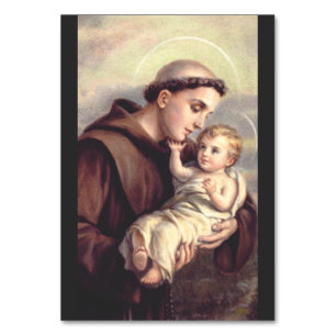 Saint Anthony of Padua Table Number