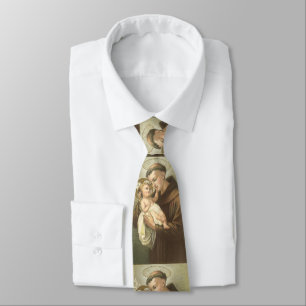 Saint Anthony of Padua with Baby Jesus Tie