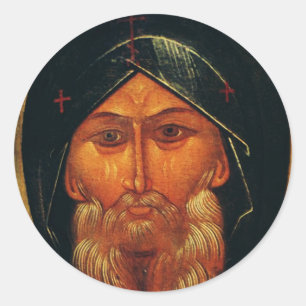 Saint Anthony of the Desert Classic Round Sticker