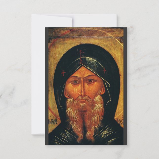 Saint Anthony of the Desert Thank You Card (Front)