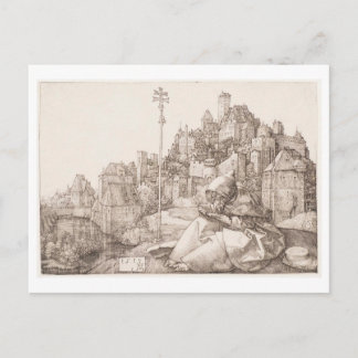 Saint Anthony Reading (Albrecht Durer 1519) Postcard
