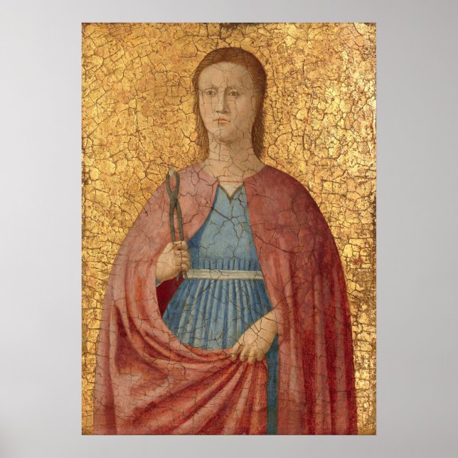 Saint Apollonia - Piero Francesca Fine Art Poster (Front)