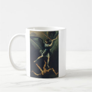 Saint Archangel Michael defeats the devil Coffee Mug