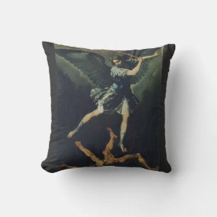 Saint Archangel Michael defeats the devil Cushion