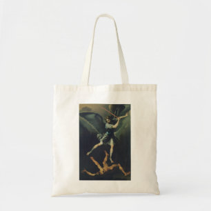 Saint Archangel Michael defeats the devil Tote Bag