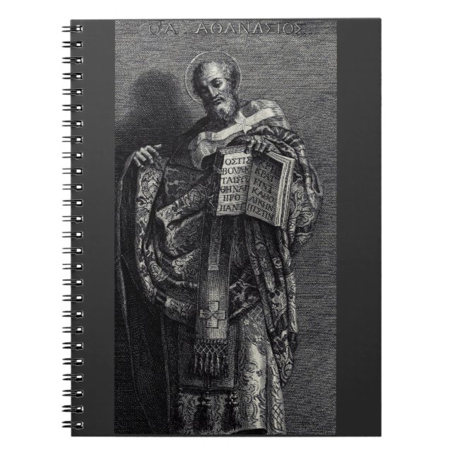 Saint Athanasius of Alexandria Pope and Patriarch Notebook (Front)