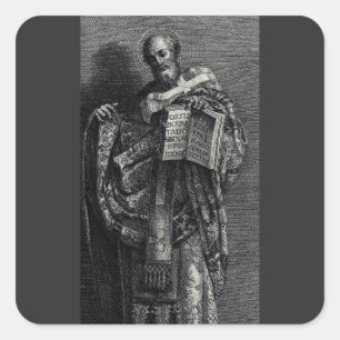 Saint Athanasius of Alexandria Pope and Patriarch Square Sticker