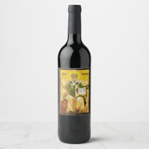 Saint Athanasius of Alexandria Wine Label
