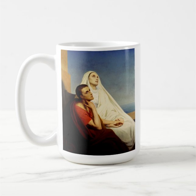 Saint Augustine and Saint Monica Coffee Mug (Left)