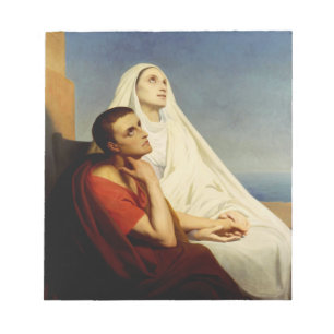 Saint Augustine and Saint Monica Notepad
