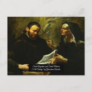 Saint Augustine and Saint Monica Postcard