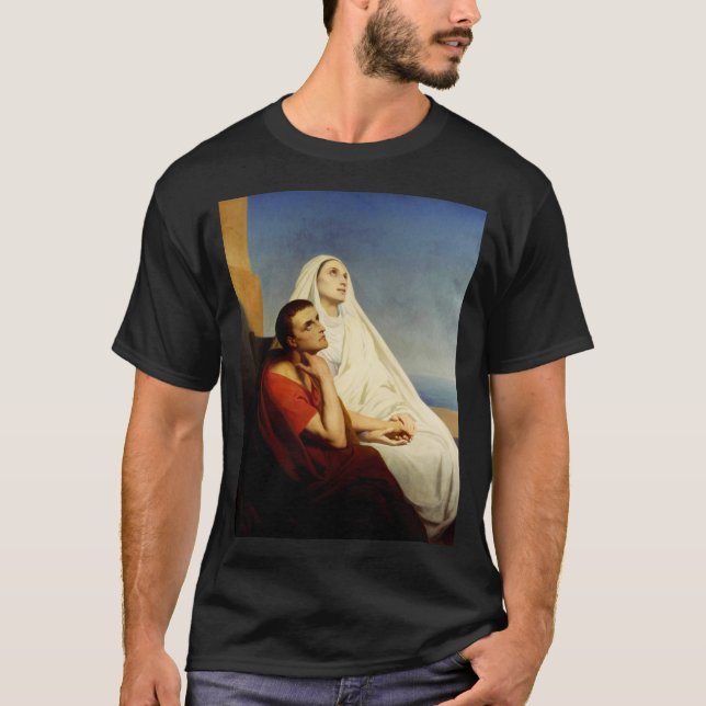 Saint Augustine and Saint Monica T-Shirt (Front)
