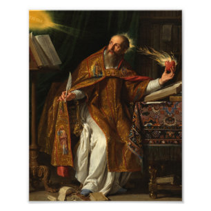 Saint Augustine by Philippe de Champaigne Photo Print