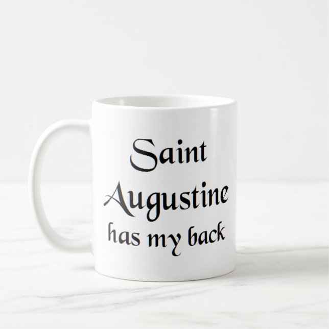 saint augustine coffee mug (Left)