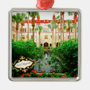 Saint Augustine Florida Lightner Museum & Gardens Metal Ornament