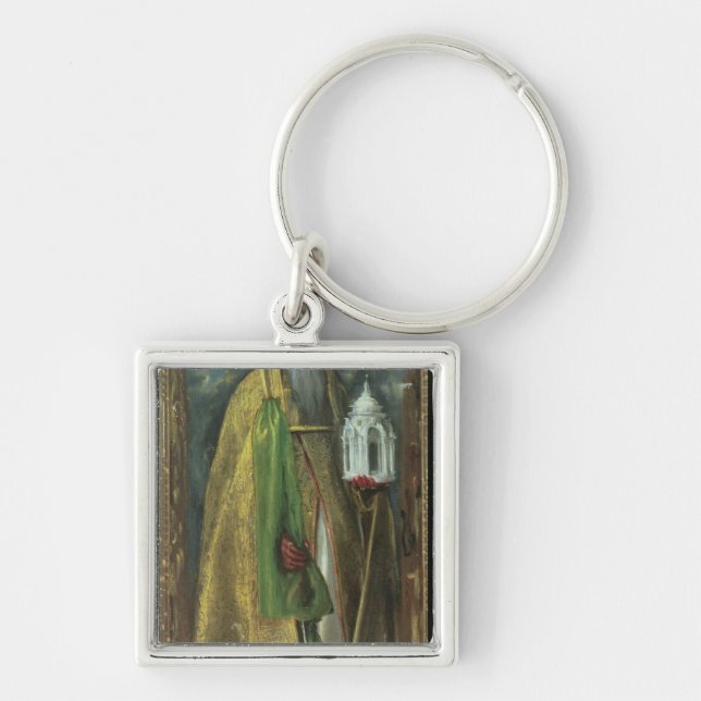 Saint Augustine of Hippo  1590 Key Ring (Front)