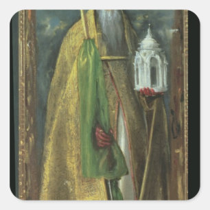 Saint Augustine of Hippo  1590 Square Sticker