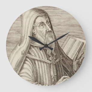 Saint Augustine of Hippo Doctor of the Church Large Clock