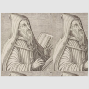 Saint Augustine of Hippo Doctor of the Church Tissue Paper