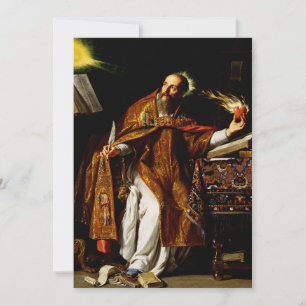 Saint Augustine of Hippo Holiday Card