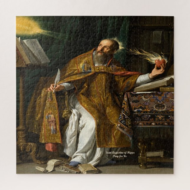 Saint Augustine of Hippo Jigsaw Puzzle (Vertical)