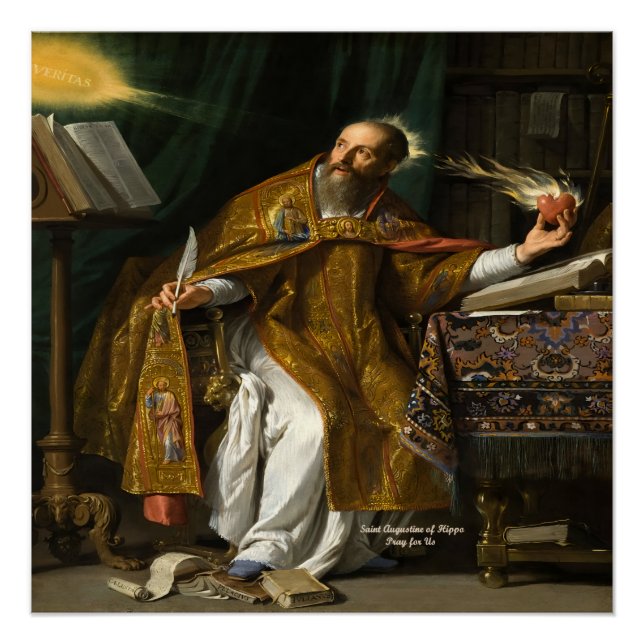 Saint Augustine of Hippo Poster (Front)