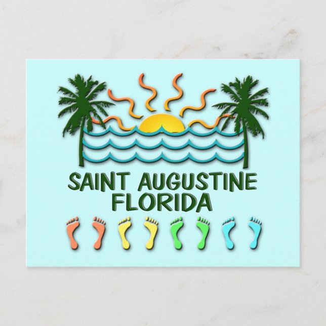 Saint Augustine postcard (Front)
