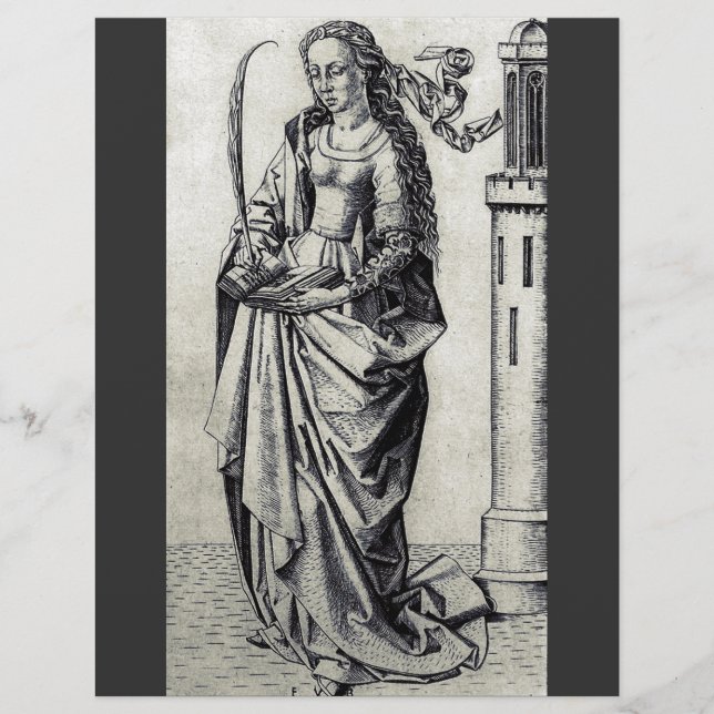 Saint Barbara and her tower Flyer (Front)