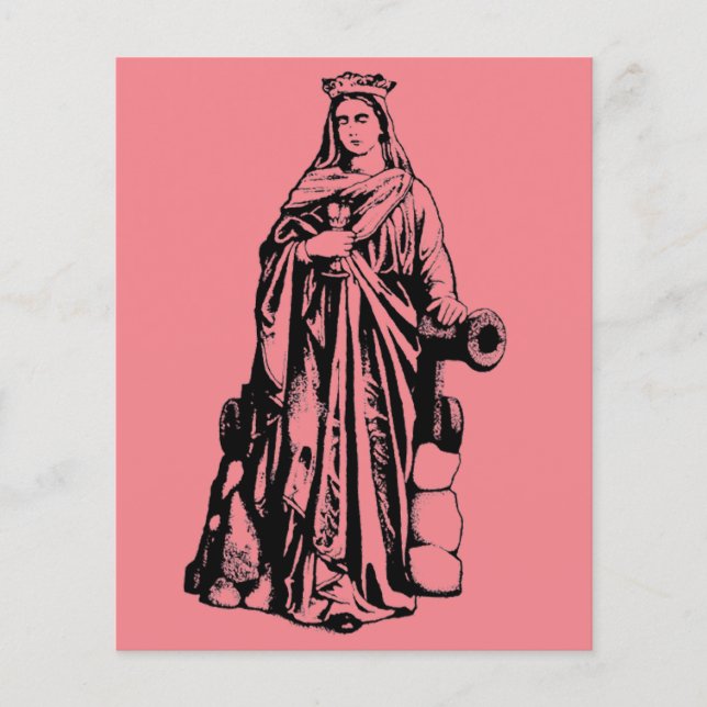 Saint Barbara Virgin and martyr (Front)