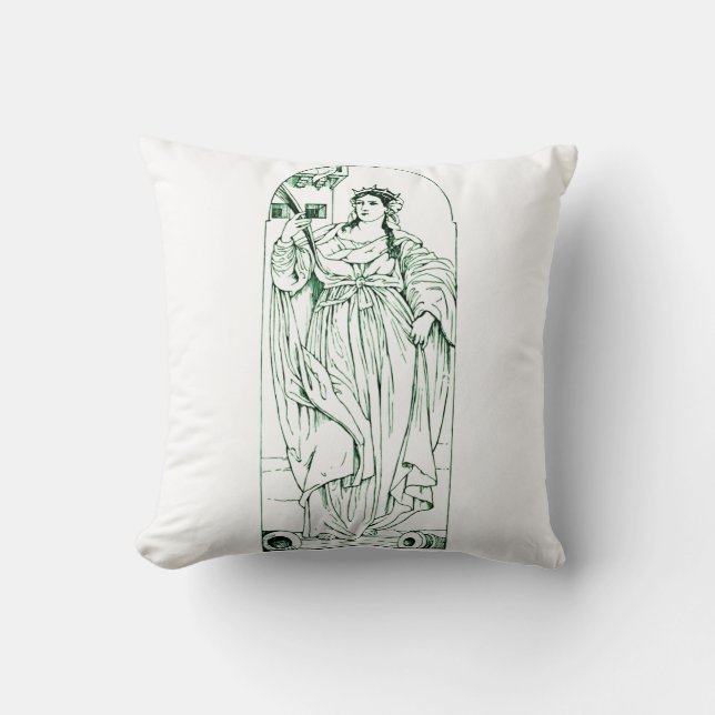 Saint Barbara Virgin and martyr Cushion (Front)