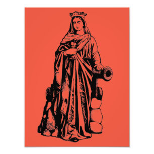 Saint Barbara Virgin and martyr Photo Print