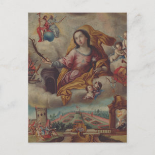Saint Barbara Virgin and martyr Postcard
