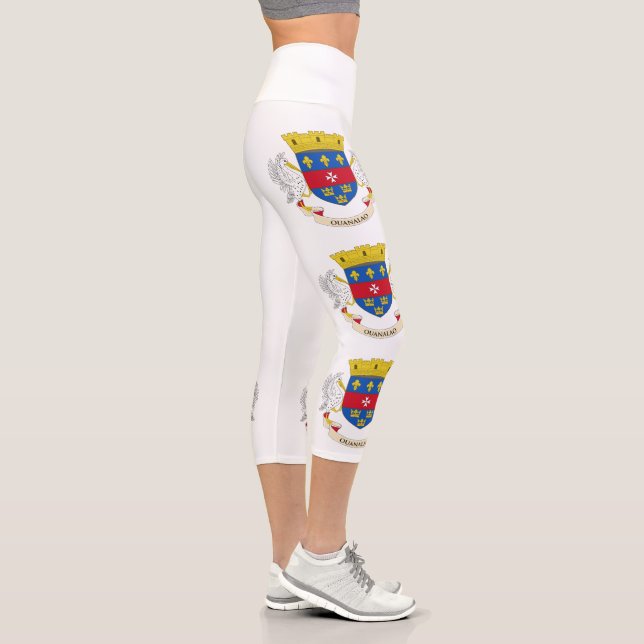 Saint Barthélemy Flag Capri Leggings (Right)