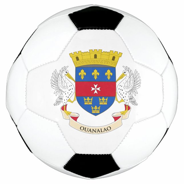 Saint Barthélemy Flag Soccer Ball (Front)