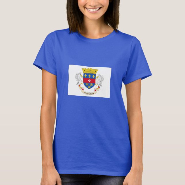 Saint Barthélemy Flag T-Shirt (Front)