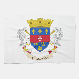 Saint Barthélemy Flag Tea Towel
