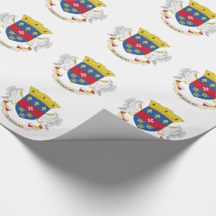 Saint Barthélemy Flag Wrapping Paper