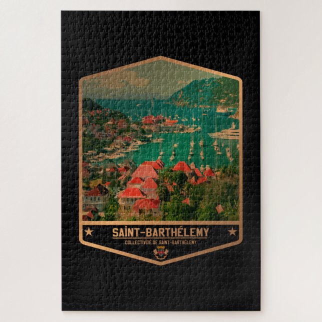 Saint Barthélemy Jigsaw Puzzle (Vertical)