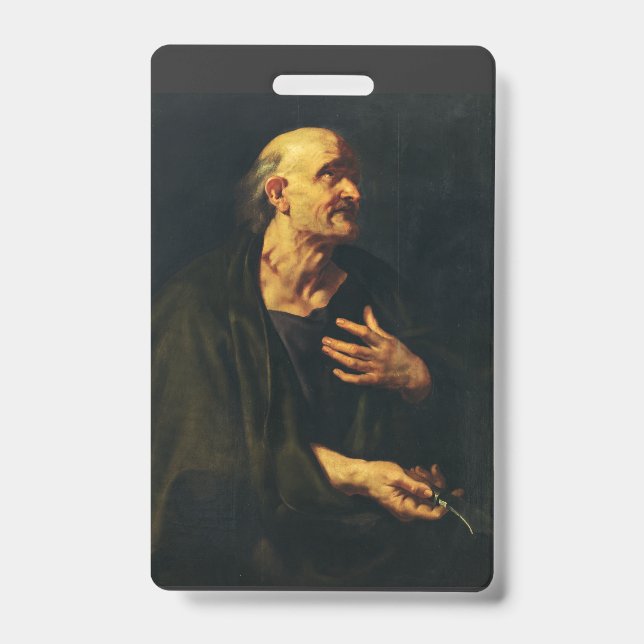 Saint Bartholomew by Peter Paul Rubens ID Badge (Front)