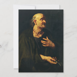 Saint Bartholomew by Peter Paul Rubens Invitation