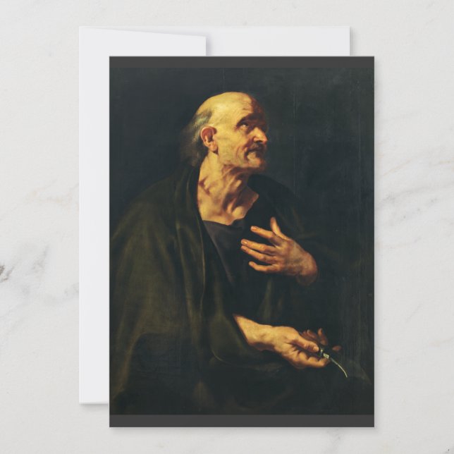 Saint Bartholomew by Peter Paul Rubens Save The Date (Front)